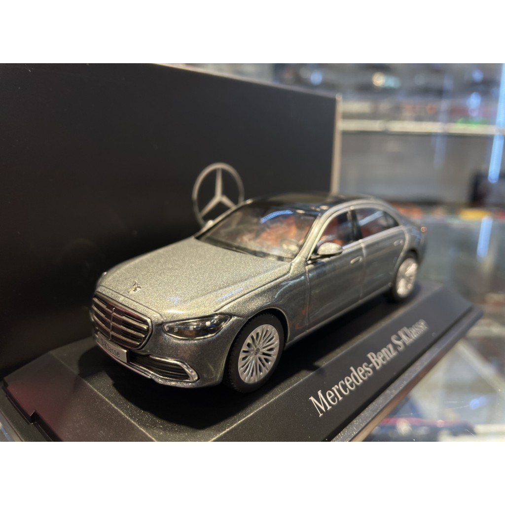 吉華科技@ 1/43 原廠Mercedes-Benz S-Class (W223) 灰色| 蝦皮購物