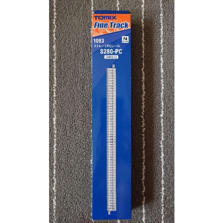 Rails Droits Tomix 280mm - Lot De 12 Pour Réseau Miniature N (1/160) Neuf