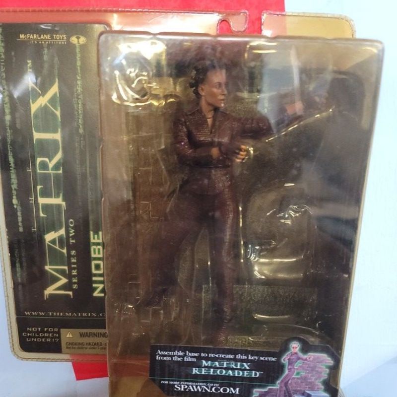 盒損絕版全新麥法蘭駭客任務尼歐McFarlane The Matrix Series 2 NIOBE