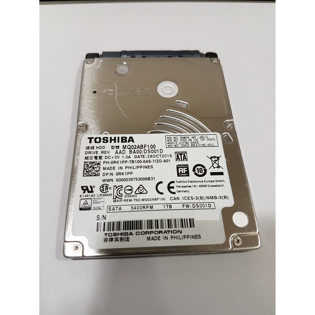 Toshiba deals mq04abf100 1tb