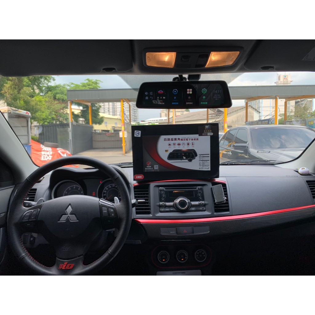 流媒體電子後照鏡 三菱 Mitsubishi Fortis Colt plus Zinger | 蝦皮購物
