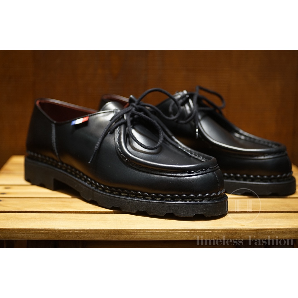 法國百年風華：Paraboot傳奇鞋款, Michael, Black BBR | 蝦皮購物