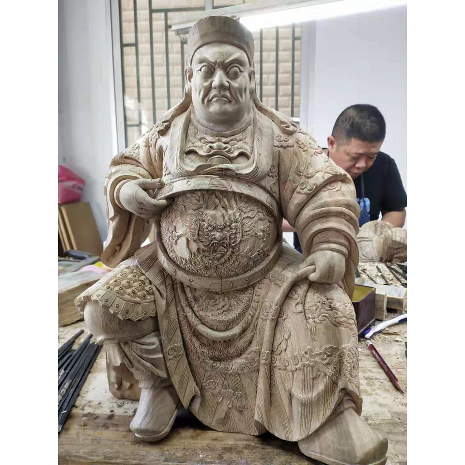 1尺3身 池王，拖尺6，手工打胚，江西小葉樟木雕刻 | 蝦皮購物