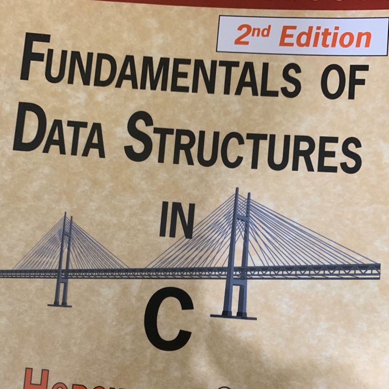 FUNDAMENTALS OF DATA STRUCTURES in C(基礎資料結構使用C) | 蝦皮購物