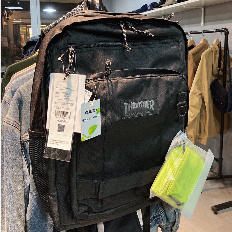 {XENO} 全新正品 THRASHER slasher Backpack 後背包 包包 現貨 黑色 防水 防汙 30L | 蝦皮購物