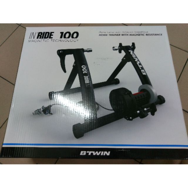 Home trainer btwin in ride 100 hot sale