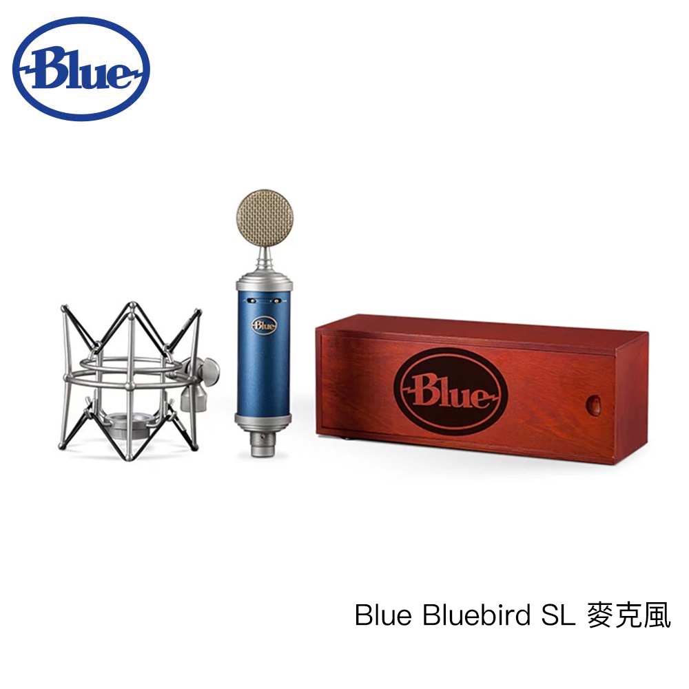 Blue Bluebird SL 麥克風含防震架心型XLR 電容式樂器錄音直播混音器