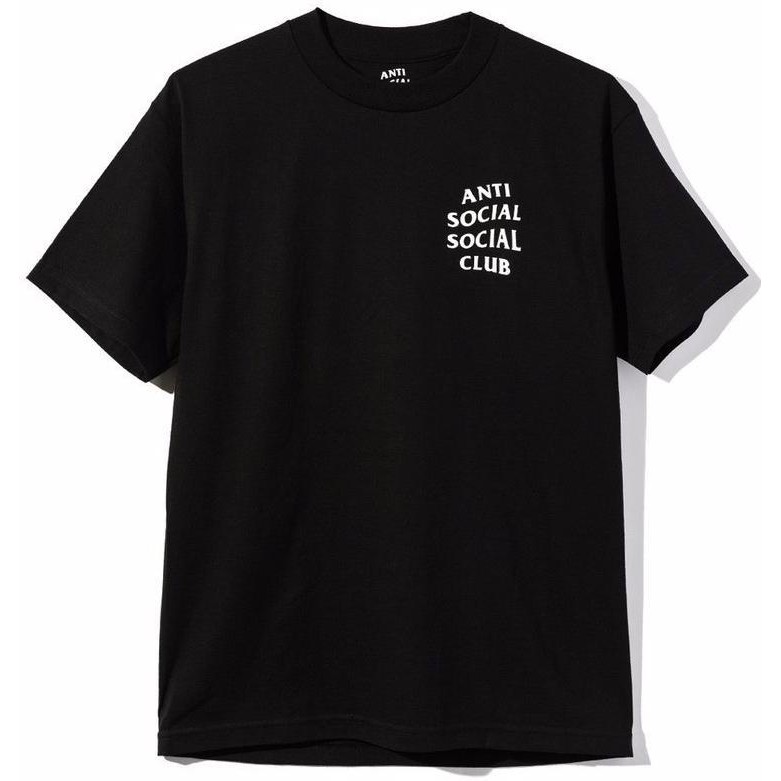 紐約范特西】現貨2018 Anti Social Social Club Logo Tee 2 黑色白字短