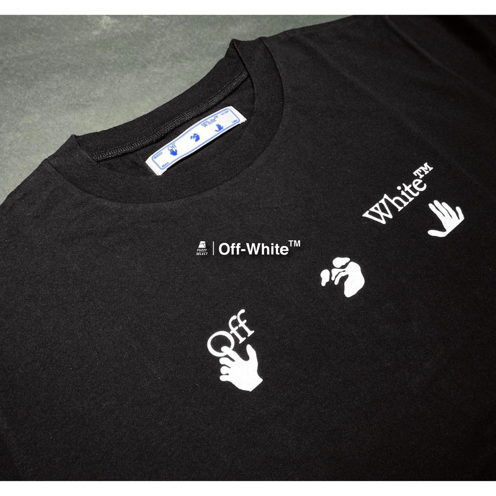 逢甲FUZZY】Off White Big New Logo Slim Tee 黑| 蝦皮購物