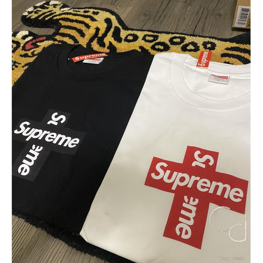 【Copy Remix】SUPREME 20FW 十字 架 Cross Box Logo Tee 十字架 bogo T恤