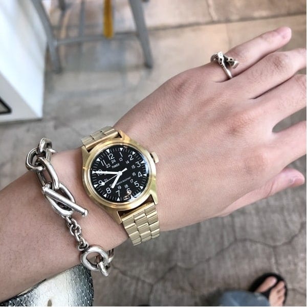 【預購🔥】TIMEX × BEAMS 別注 CAMPER Yellow Gold 手錶 錶