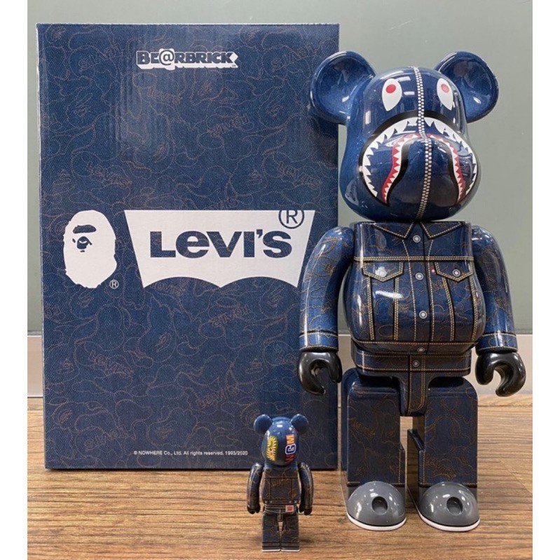 Levi's × BAPE BE@RBRICK 100% & 400% SET | 蝦皮購物