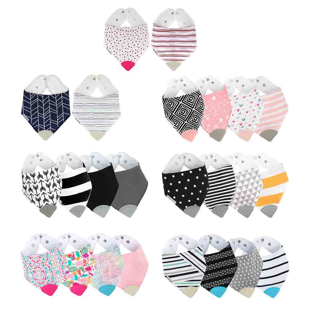 【Bazzle baby】固齒咬咬圍兜 (2入組/4入組/6入組) | 蝦皮購物