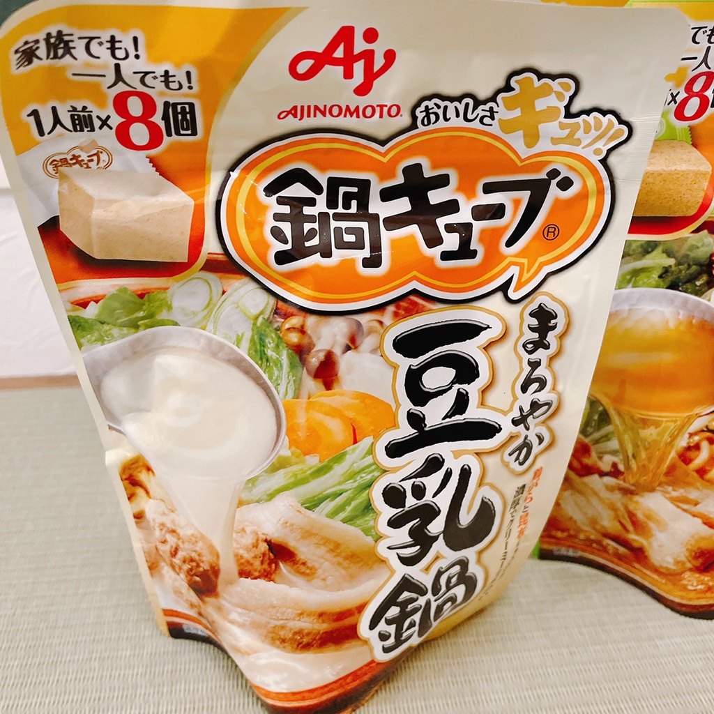 Ajinomoto Nabe Cube Hot Pot Dashi Stock Rich White Flavour 8 Cubes