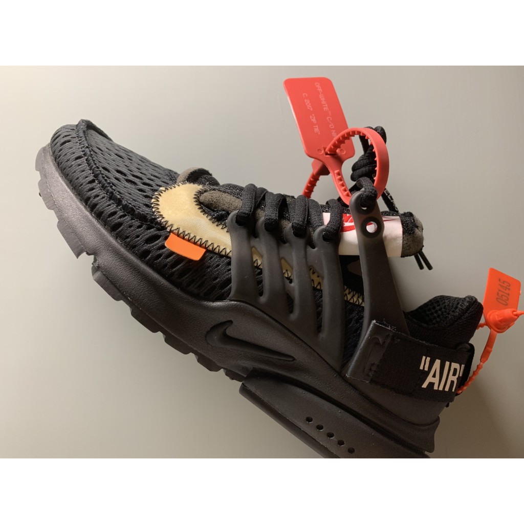 THE 10 : NIKE AIR PRESTO Off-White AA3830-002 US6 黑魚骨| 蝦皮購物