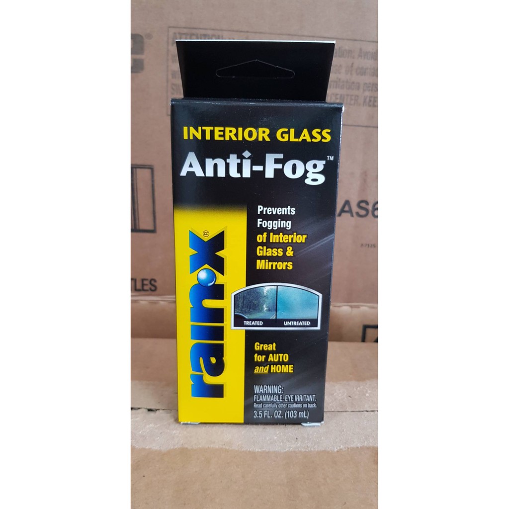 Rain-X Interior Glass Mirrors Anti-Fog Prevents Fogging for Auto and Home  3.5oz