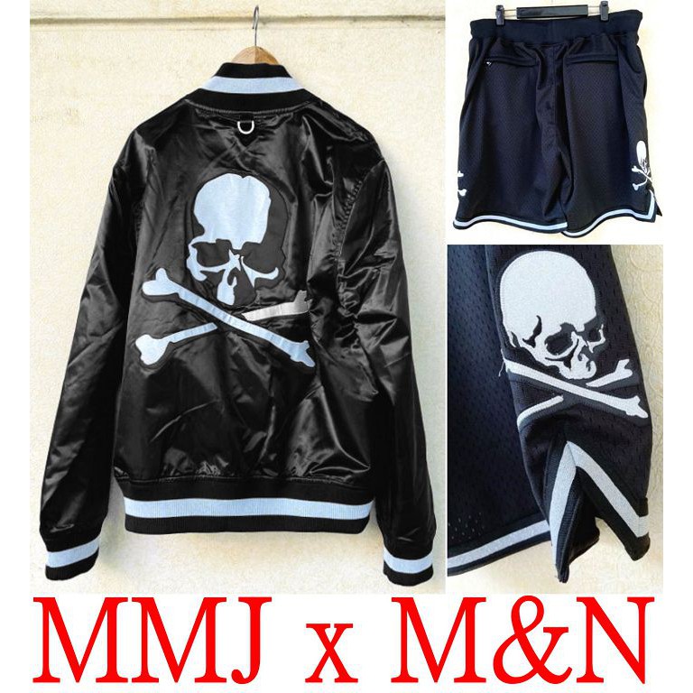 M&N x Mastermind Satin Jacket