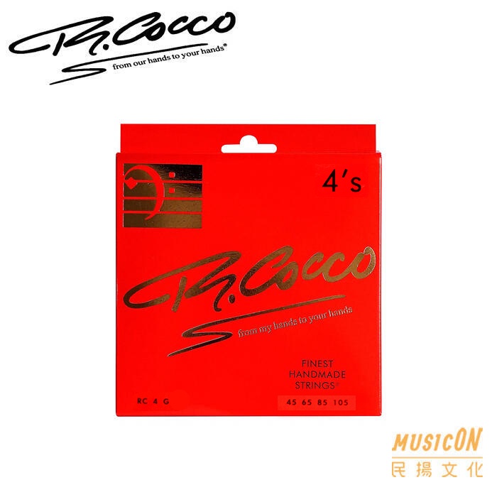 R.Cocco リチャードココ ベース弦 RC4G N ニッケル .045-.105 Senior Handmade Strings -  アクセサリー・パーツ