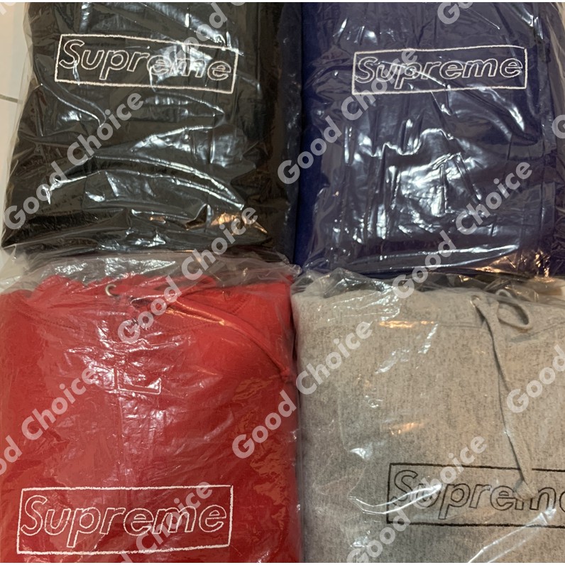 Supreme 2021 KAWS Chalk Box Logo Hooded Sweatshirt Hoodie 帽T