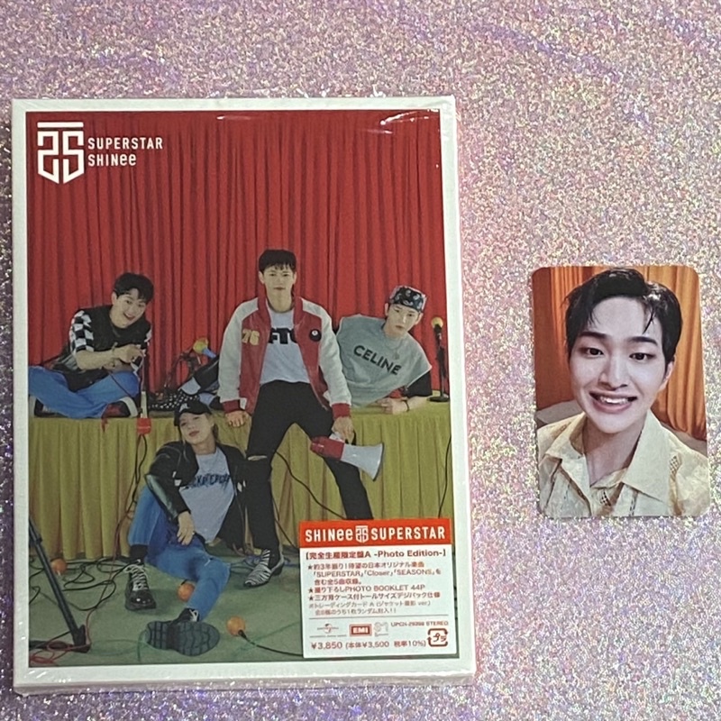 （可議）售 SHINee SUPERSTAR 初回限定A盤 B盤 通常盤 溫流 KEY 珉豪 泰民 日專 小卡 空專