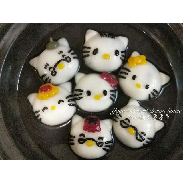Hello kitty 造型湯圓元宵 芝麻湯圓花生湯圓 | 蝦皮購物