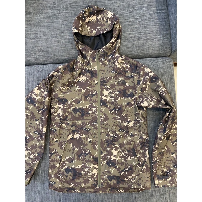 tnf the north face millerton jacket北臉數位迷彩軍綠外套防風防潑水