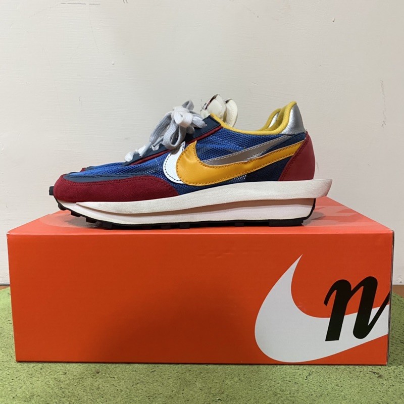 Nike sacai 藍紅1代25cm 二手9成新| 蝦皮購物