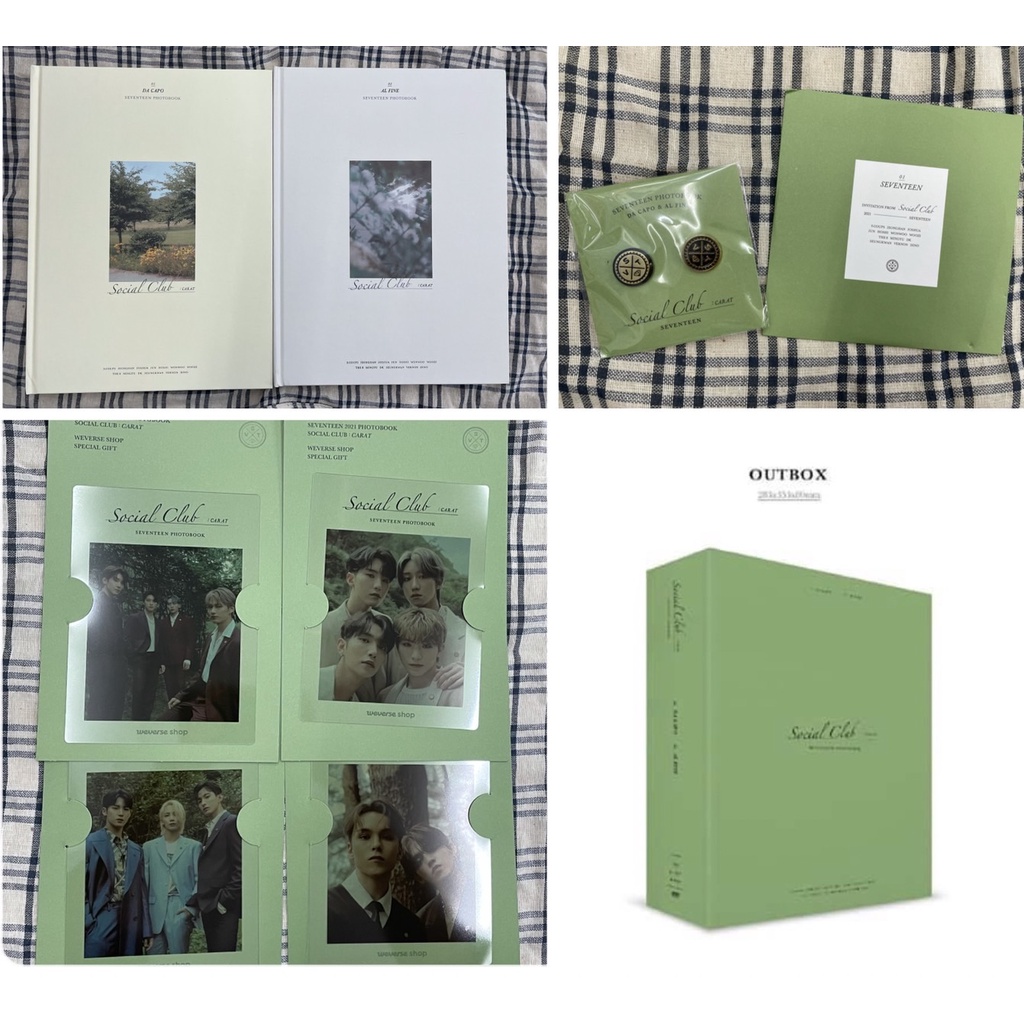 現貨-拆售-SEVENTEEN-PHOTOBOOK-SOCIAL CLUB : CARAT-寫真書