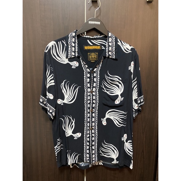 美品Neighborhood Short Sleeve Otha Fish Aloha Shirt | 蝦皮購物