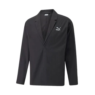 PUMA 流行系列 T7西裝式 風衣外套 男 瘦子著用款 53730901 黑