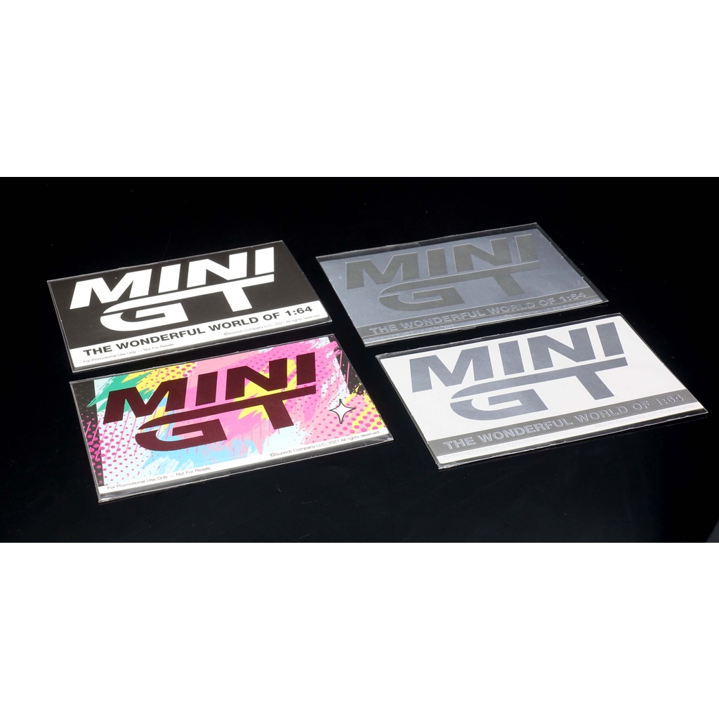 【MASH】 購買MINI GT車款加購區 MINI GT 原廠訂製貼紙 共四款 不單售 | 蝦皮購物