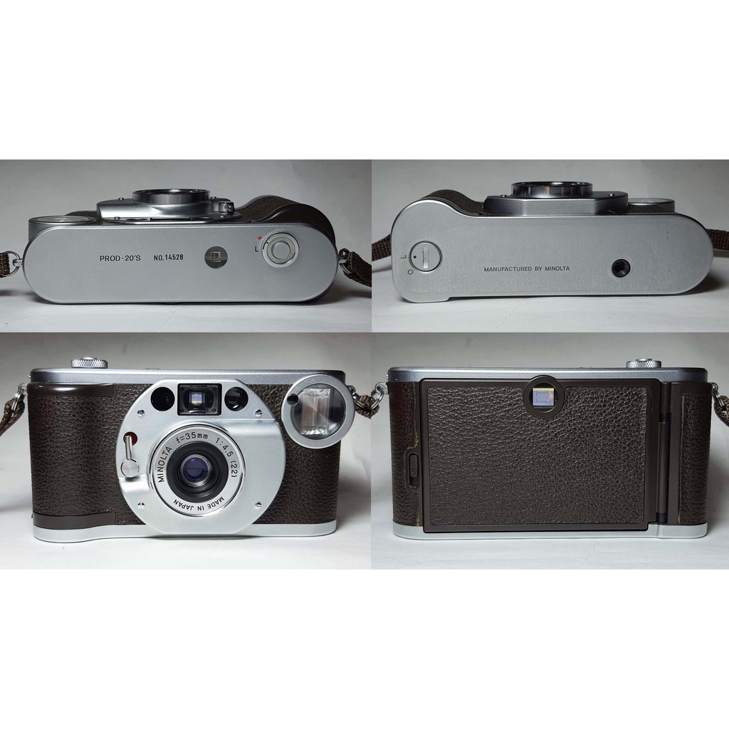 慢調思理] 近全新Minolta Prod 20's 限量版復古相機鏡頭乾淨明亮、操作