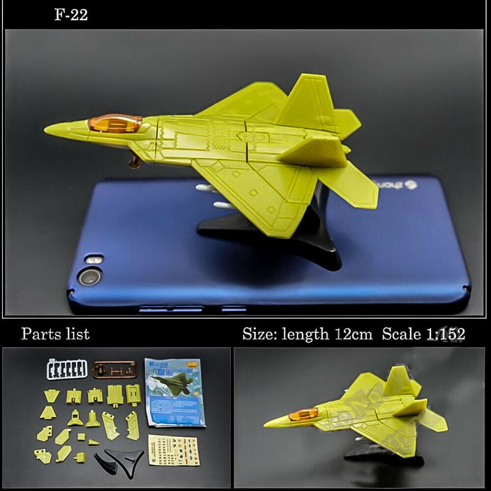 4d 拼裝戰鬥機模型收藏拼圖公仔玩具F-22 戰鬥機猛禽| 蝦皮購物