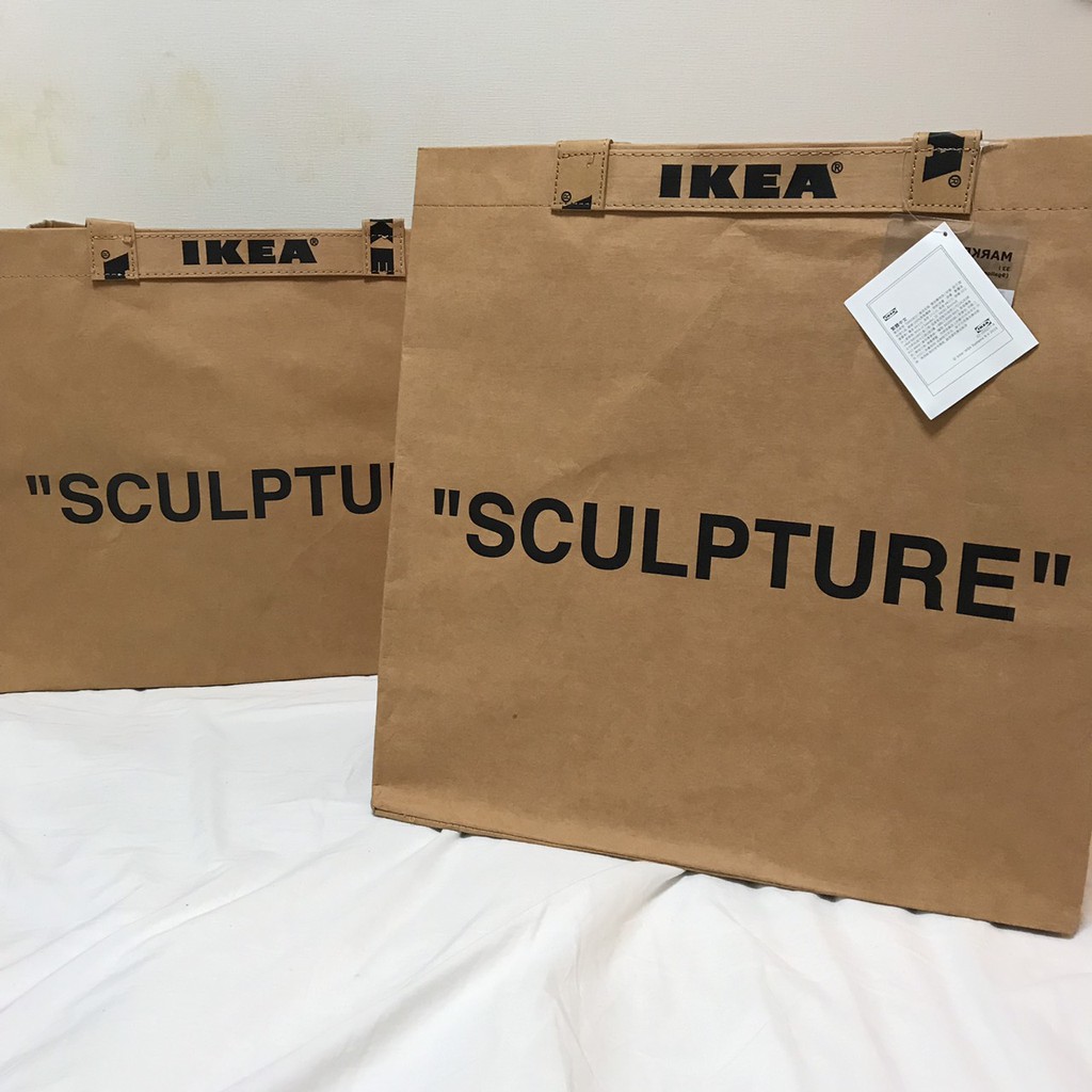 Cloth weekend bag Virgil Abloh x Ikea Beige in Cloth - 28221331