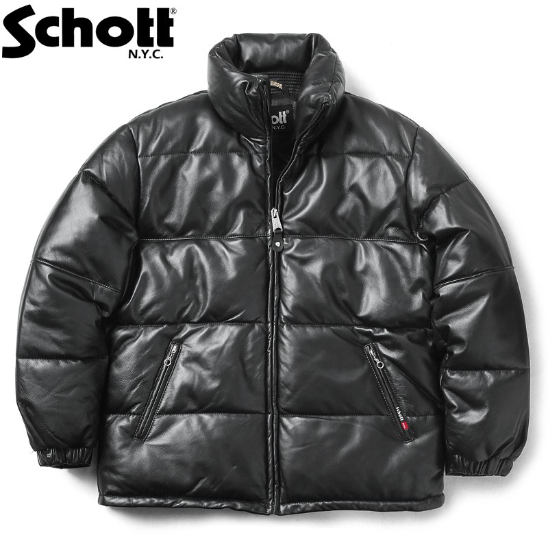 TSU 日本代購 Schott ショット 3191067 シープスキンレザー ダウン