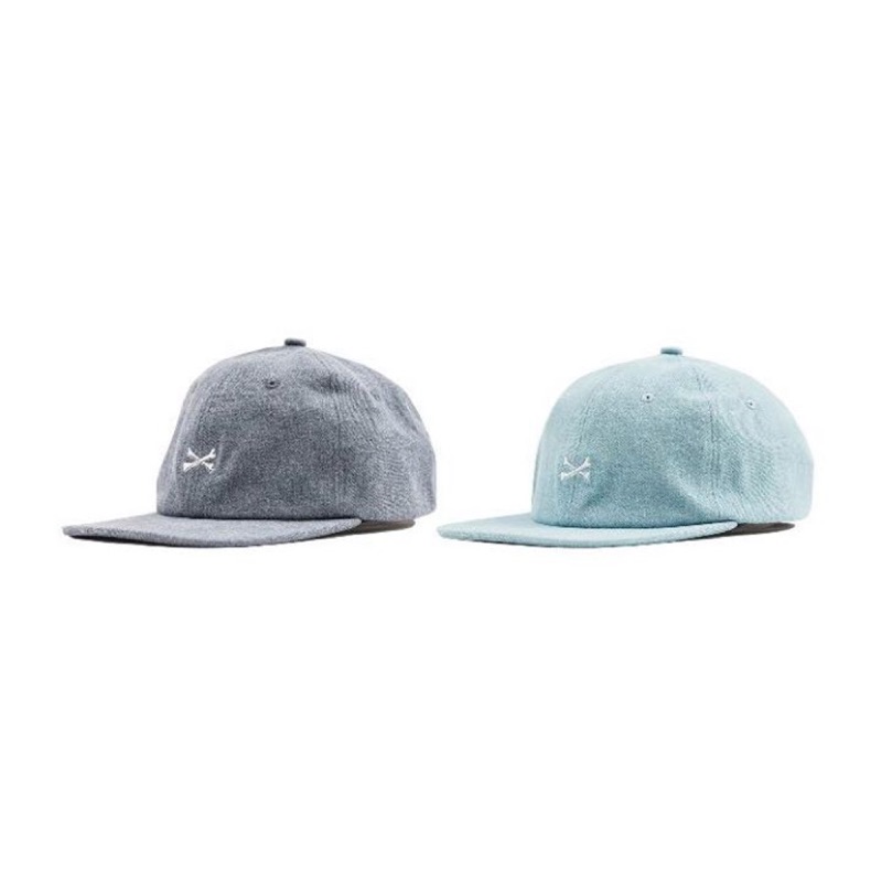 現貨WTAPS 18SS T-6 02 CAP. COTTON. DENIM 灰色骨柄| 蝦皮購物