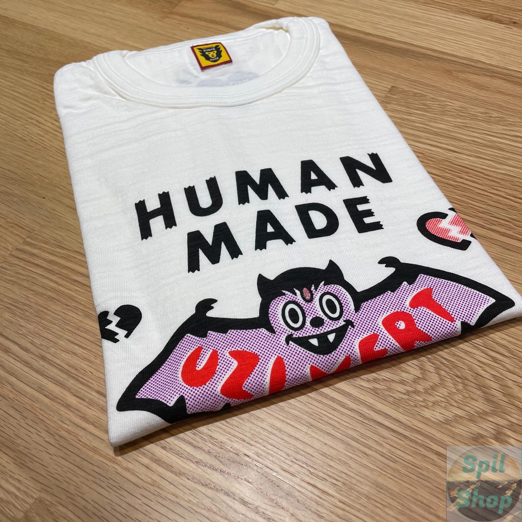 【Spil_shop】現貨 HUMAN MADE x Lil Uzi Vert 蝙蝠 短袖 白 T-Shirt