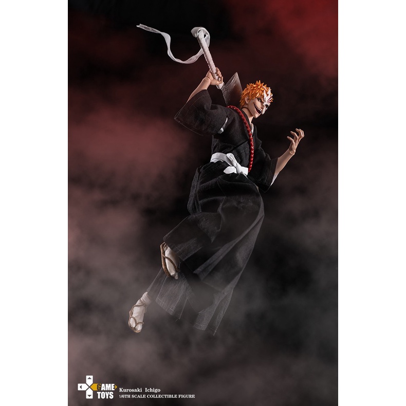 GAMETOYS Bleach死神死神代理死神虛化黑崎一護一護1/6 豪華版雙 GAMETOYS Bleach死神死神代理死神虛化黑崎一護一護1/6 豪華版雙