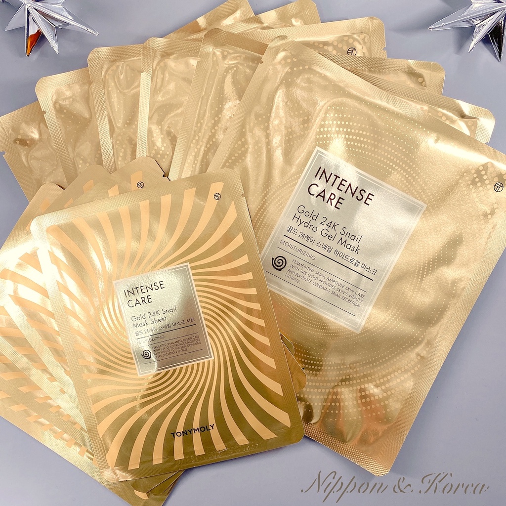 Gold 24k snail mask seet - パック・フェイスマスク