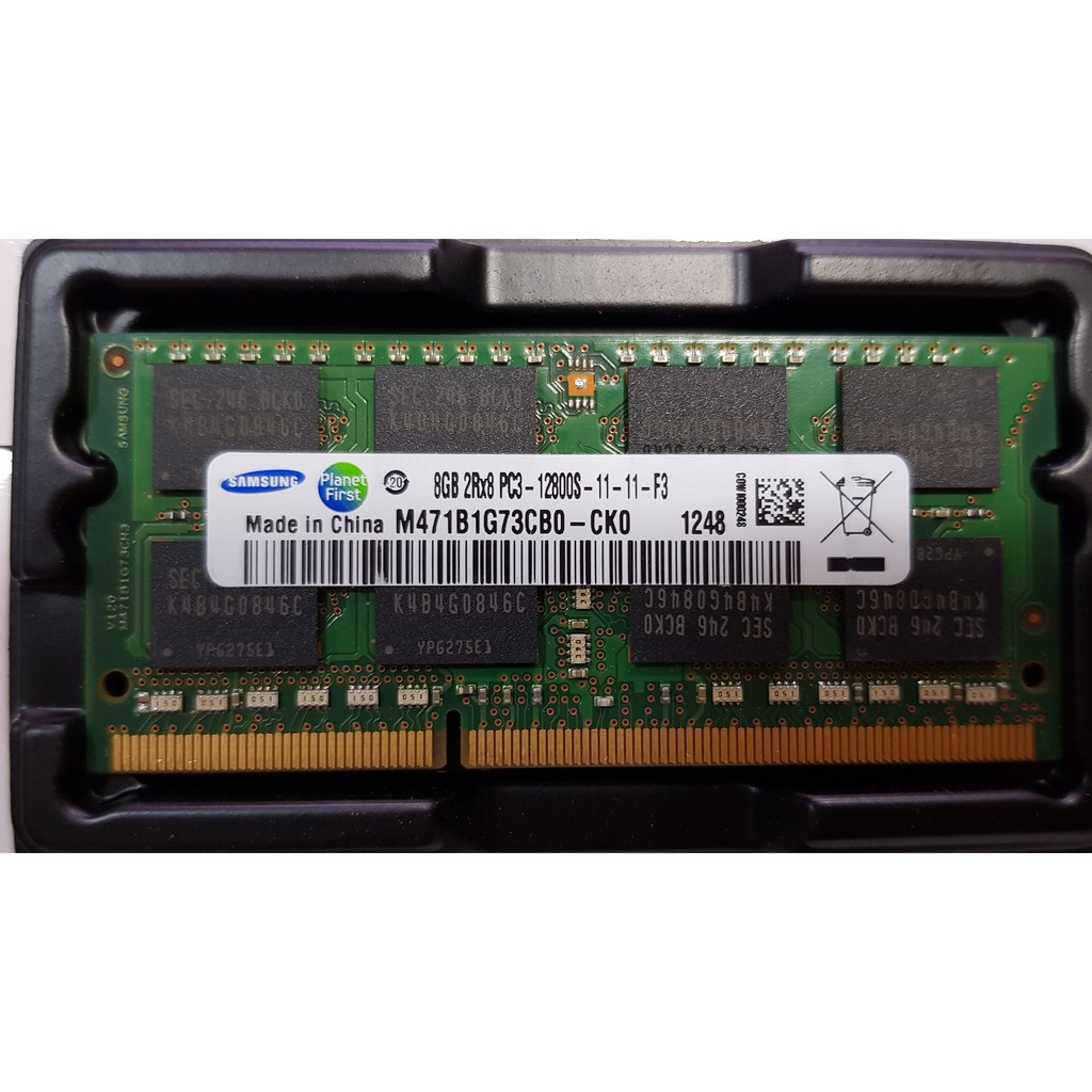 三星原廠Samsung 8G 筆電記憶體DDR3 1600 8GB 1.5V PC3-12800S雙面16