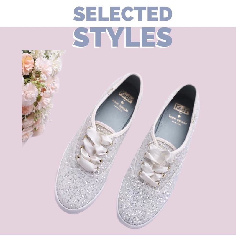 Kate spade keds on sale cream