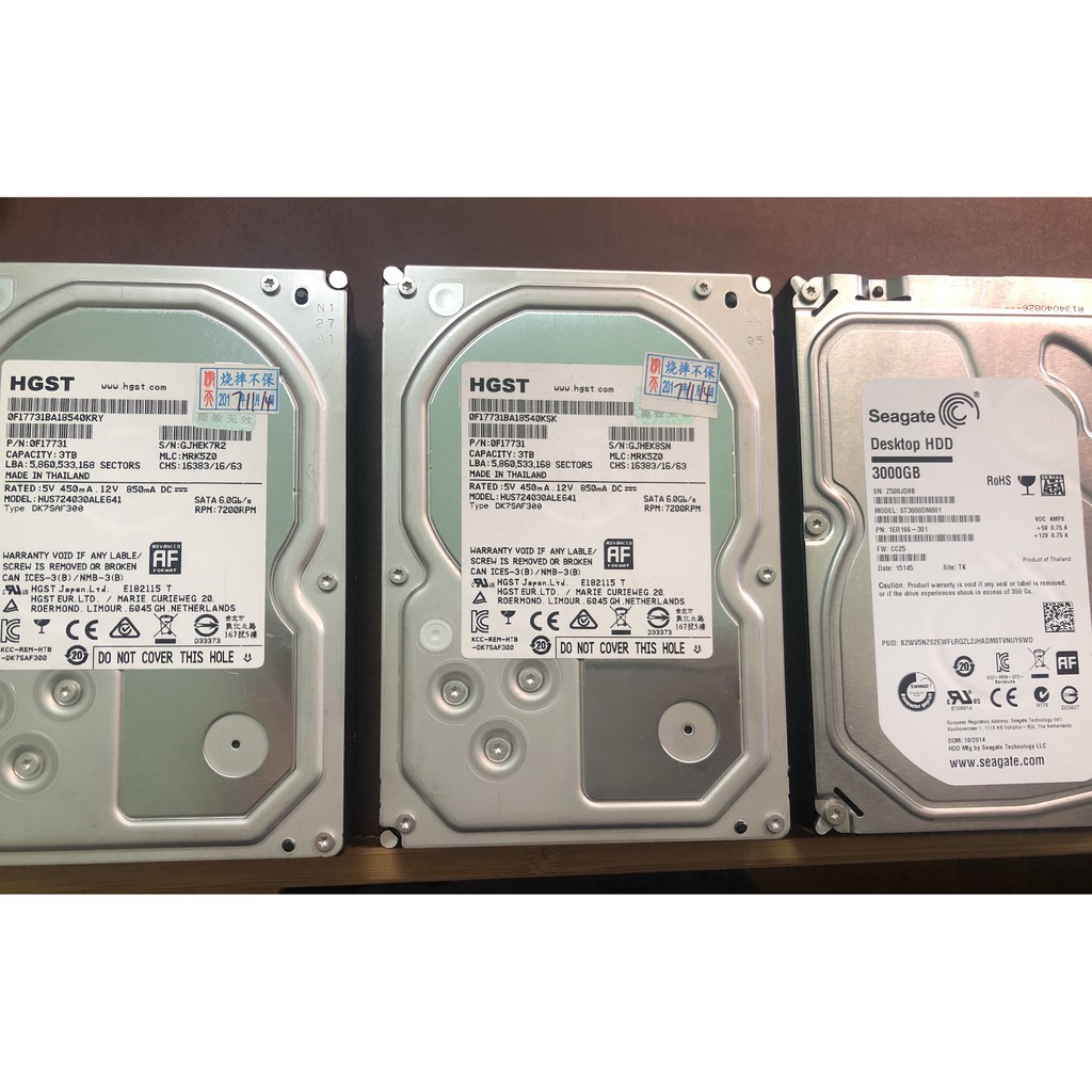 HGST 3.5吋硬碟3TB | 蝦皮購物