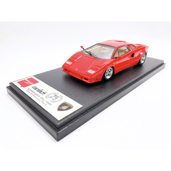 秉田屋】現貨Make Up Lamborghini 藍寶堅尼Countach 25週年1988 紅1/43 | 蝦皮購物