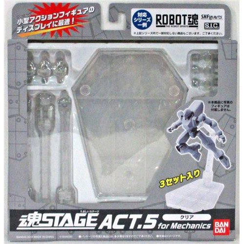 全新正版現貨BANDAI 萬代魂STAGE ACT.5 魂腳架透明3組入ROBOT魂機器人