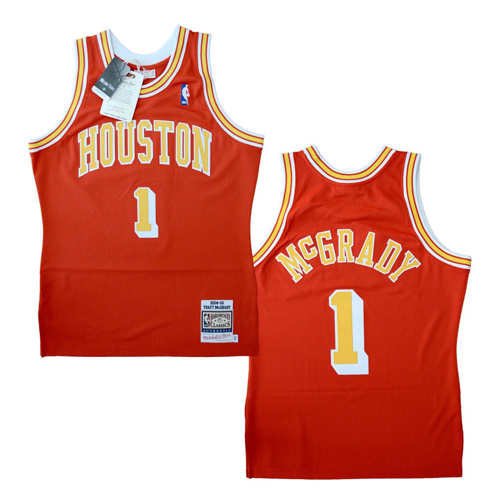 Mitchell & Ness NBA 休士頓火箭隊Tracy McGrady 04-05 球員版球衣