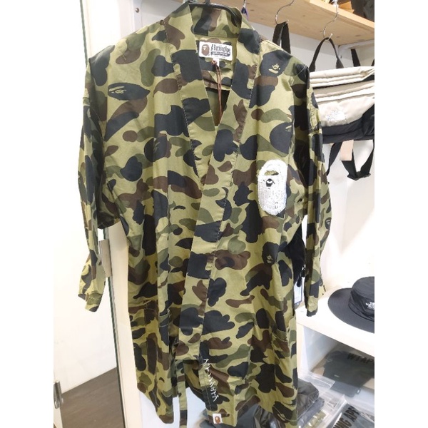 NOIR} 全新正品A BATHING APE 1ST CAMO KIMONO SHIRT | 蝦皮購物