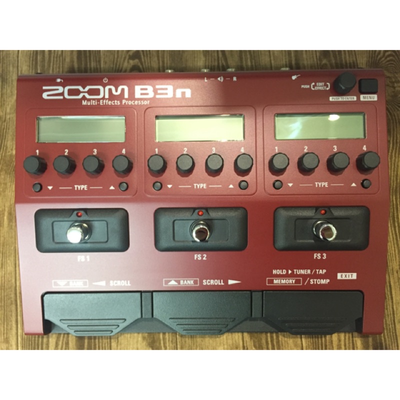 傑禾樂器~ 最新ZOOM B3n 電貝士綜合效果器(原廠海國公司貨/一年保固)送