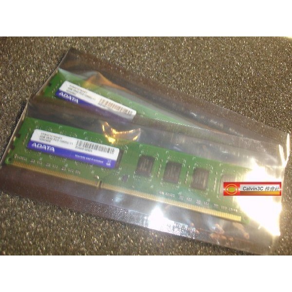 威剛ADATA DDR3 1333 4G DDRIII PC3-10600 雙面單面顆粒桌上型專用終身