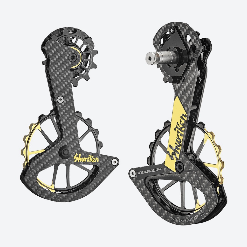 TOKEN】Shuriken手裡劍｜TK1729S ｜TBT鍍鈦陶瓷培林加大導輪｜ SHIMANO變速系統適用| 蝦皮購物