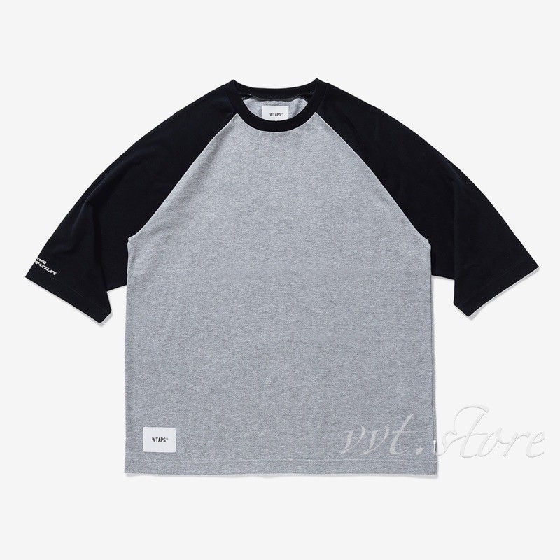 【新品同様】21SS Wtaps Ian Raglan Cotton グレー WTAPS 21SS IAN / RAGLAN / COTTON 七分袖T恤短袖T恤| 蝦皮購物